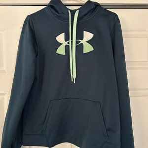 Women's Armour Fleece® Big Logo Gradient Flock Hoodie